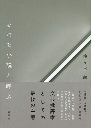 それを小説と呼ぶ